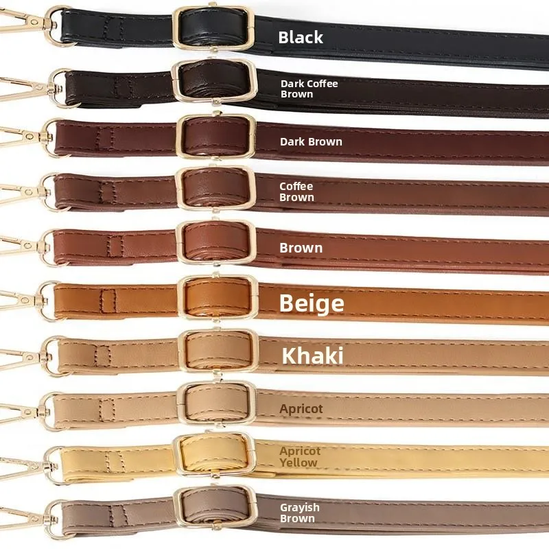 Deep Brown Replacement Shoulder Strap Women's Crossbody Bag DIY Accessory Black Coffee Color Versatile Bag Belt Fashion Acces...