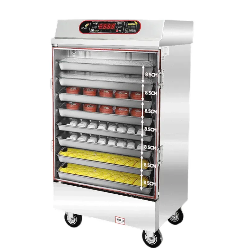 

New Electric Energy Saving Rice Steaming Cabinet Commercial Electric Steaming Box Gas Steaming Car Steamed Rice Steamed Bread St