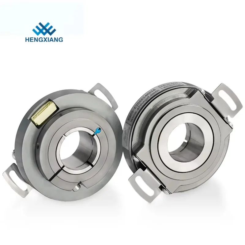 GOOD Hengxiang Original 14-25mm Absolute Hollow Shaft Encoder Multi-turn KM55 55mm External Diameter RS-485 Interface IP50 Prote