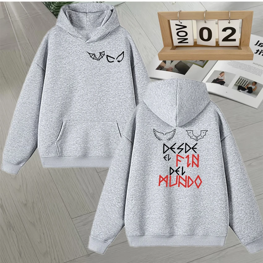 Fashion Rapper Duki ADA Tour Merch Autumn Winter Sweatshirt Men Women Long sleeve Fleece Loose Hoodie popular Hoodie Unisex Top