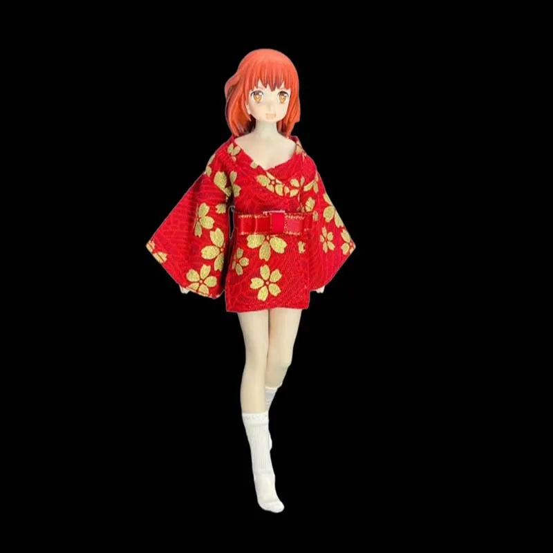 ATKGIRL Nuke Matrix Snail-Shell Figma She Tbl 1/12 M.S.Girl\'s Kimono Japanese Style Anime Model Action Figure Toys Costume