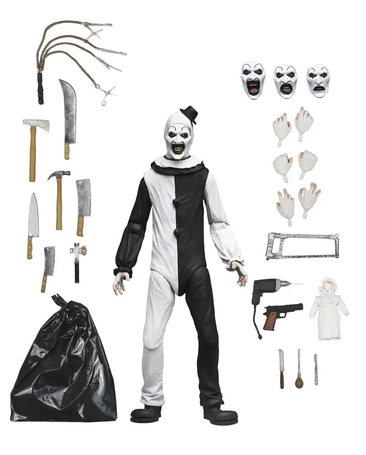 

NECA Toys Terrifier Action Figure Ultimate Art the Clown 17 cm Action Figures Collection Doll Decoration Gift Original Model