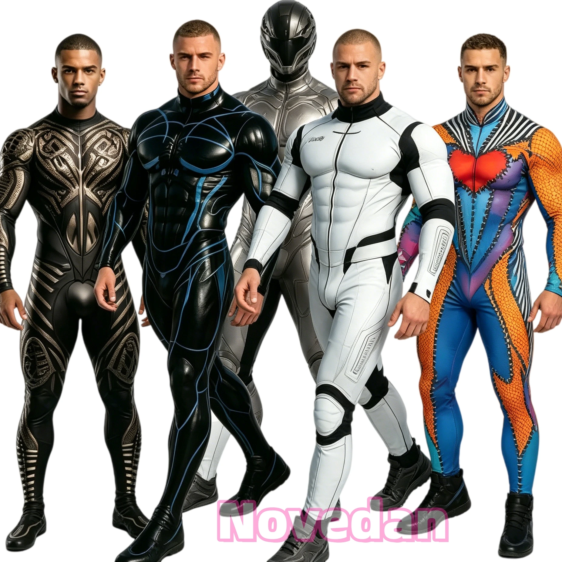 Combinaison Robotique Homme Armure du Futur, Justaucorps Adulte pour Jeu de Rôle, Costume Steampunk, Tenue Techwear Cyberpunk pour Fête, Halloween, Cosplay