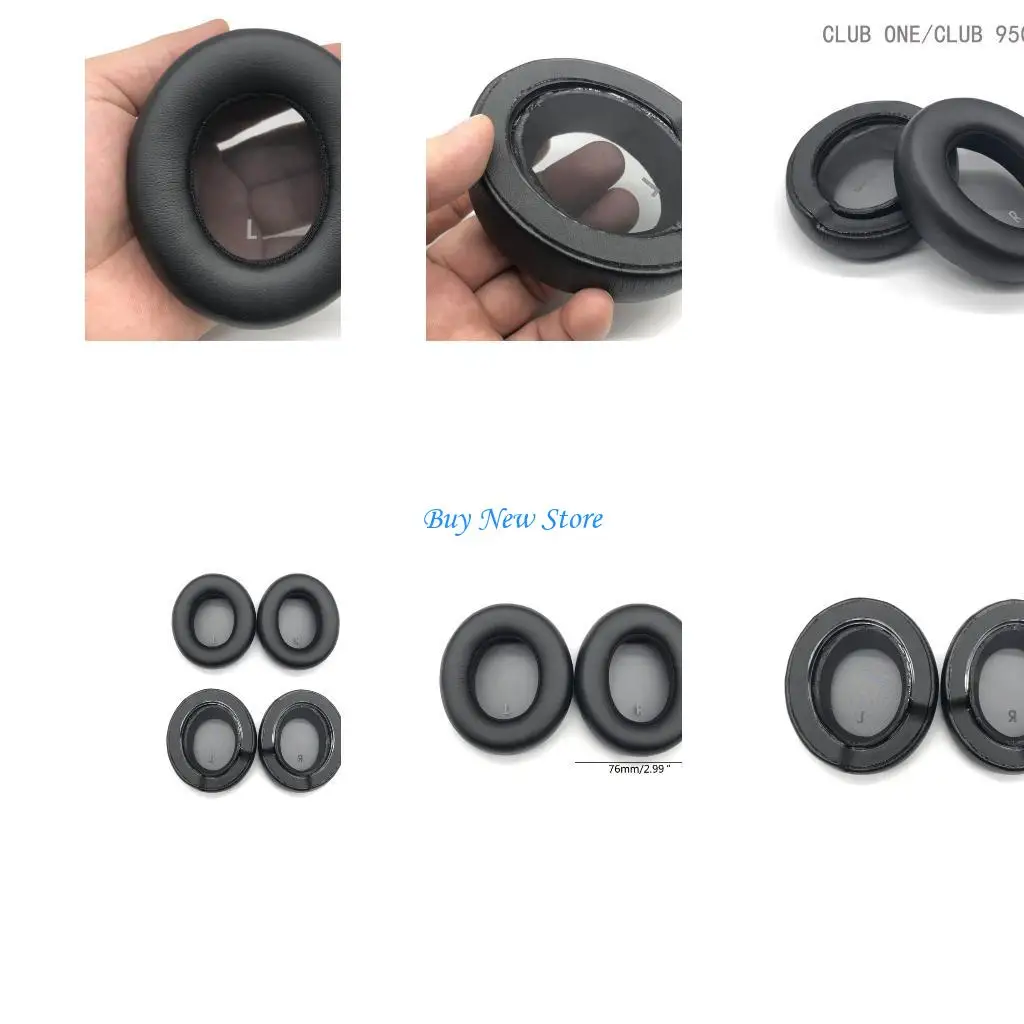 

20CE Replacement Earpads for JBL CLUB 900 950NC CLUB Headphones Earmuff Headband Sleeve Ear Cushion Covers Set