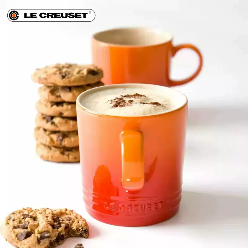 Le Creuset Rainbow Stoneware Cappuccino Cup 350ml Multicolor Ceramic Coffee Cup For Home Cafe Daily Beverage Use - view 3