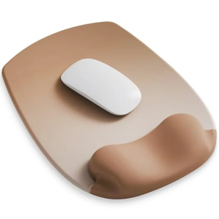 

ErgoFlow Gel Wrist Rest Mouse Pad - Ergonomic Cushion for Desk, Cute Aesthetic Computer Decor for Women; Small Mousepad MatandL