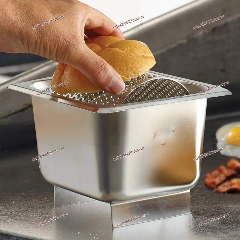 

Butter Roller with Stand Foot Roller Tool Stainless Steel Butter Tool