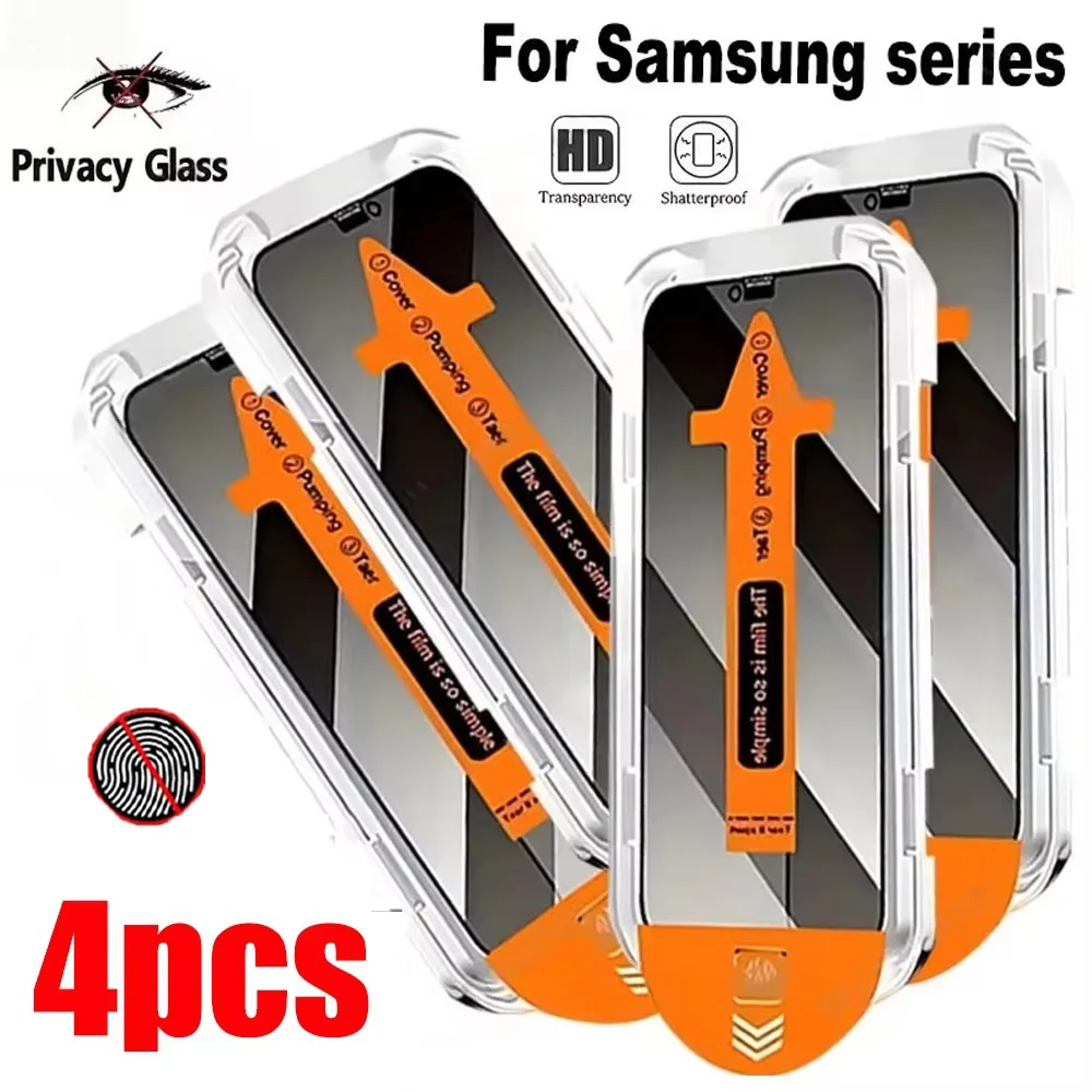 1-4 PCS Privacy Glass For Samsung S26 S25 S24 Ultra S25 S24 S23 Puls S26 S25 S24 S23 S22 A57 A56 A37 A36 A27 A26 A17 A16 A07 A06