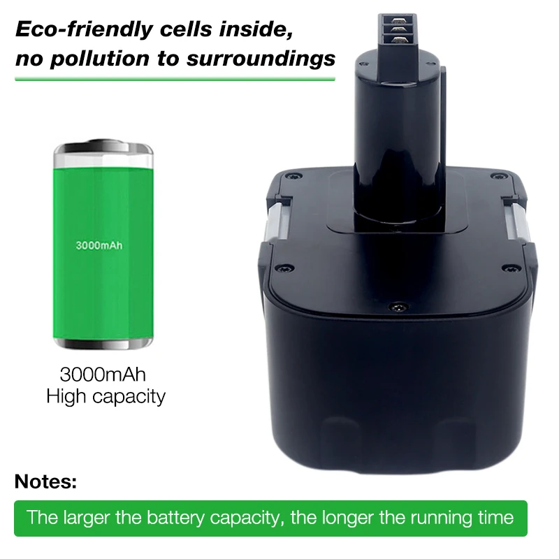 14.4V 3000mAh NI-MH / 2000mAh Ni-CD  DA-13 Rechargeable Battery for Interskol H14 EB14 Screwdriver Power Tool Battery