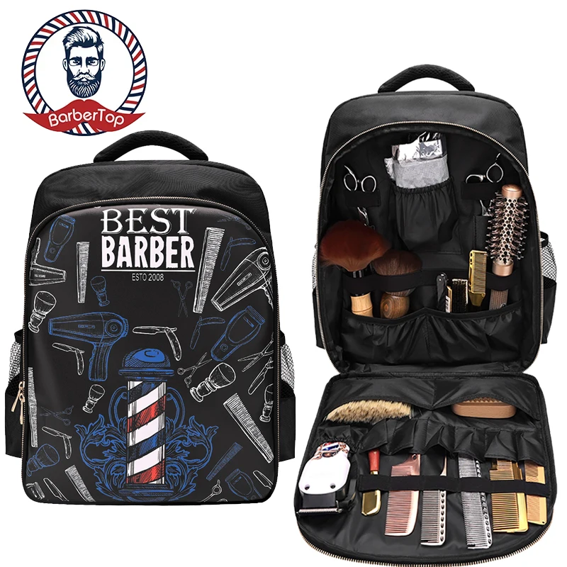 

Barber Supplies Bag Hairstylist Clipper Organizer Portable Hairdressing Tool Storage Traveling Backpack Multi-functional bag