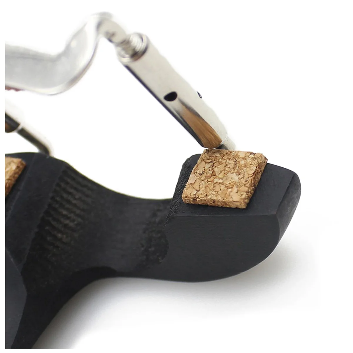 A71P 3 قطع 3/4 4/4 مسند ذقن الكمان من الخشب مع دعامة قياسية باللون الأسود #4