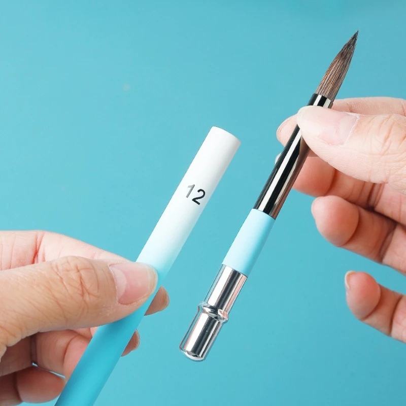 7 шт./набор, кисти для рисования волчьей шерсти