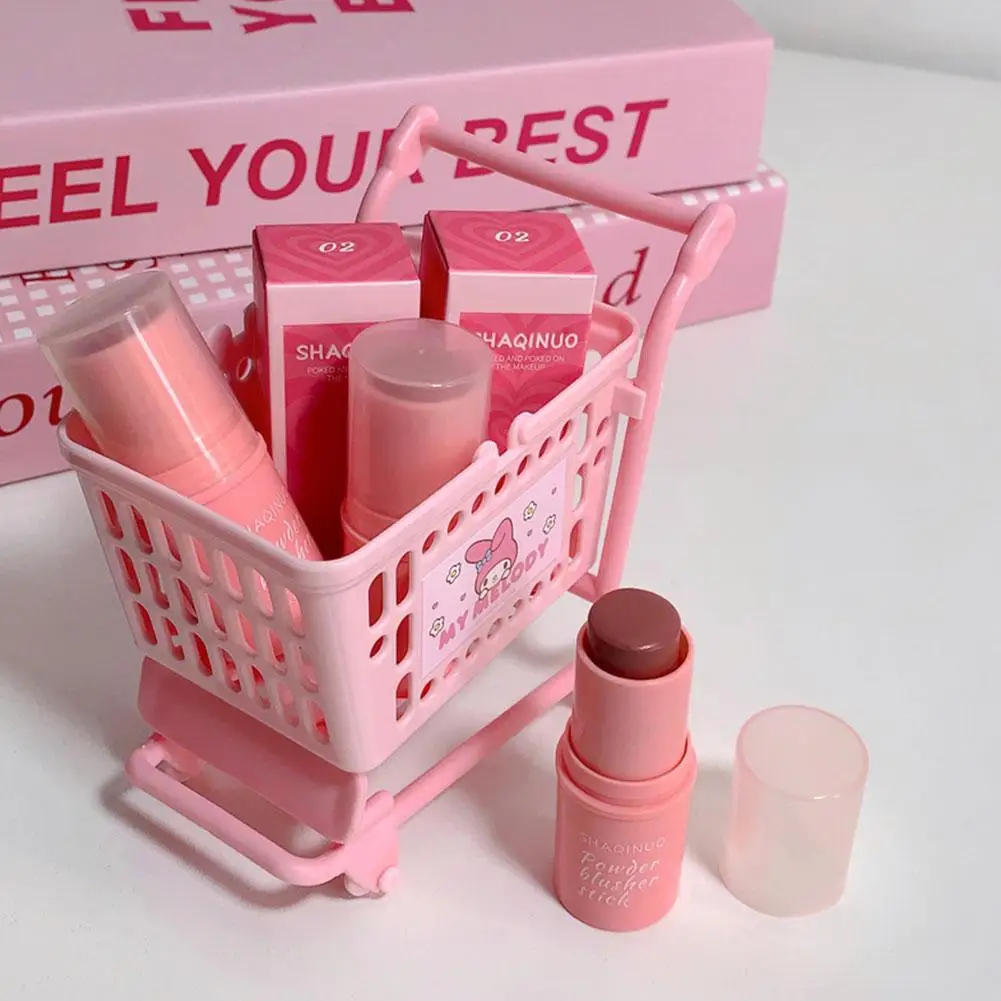 أحمر خدود سائل مخملي جديد غير لامع، أحمر خدود برأس إسفنجي طبيعي يدوم طويلاً، مكياج أحمر الخدود #6