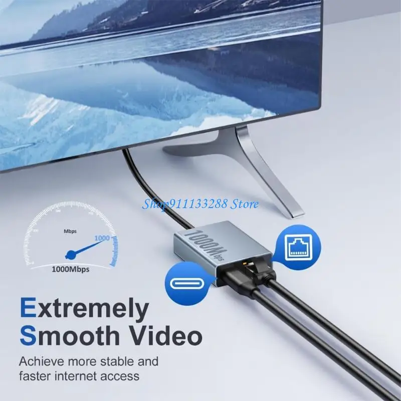 G88D Efficient USB C Docking Station Metal Housing PD100W Gigabit LAN for Fast Data Syncs and Heat Dissipation