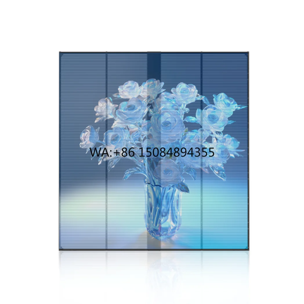 Lightweight High Brightness P3.9 Transparent LED Screen Window Glass Advertising Display