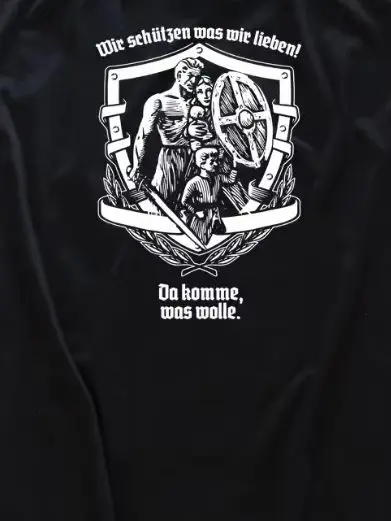 

We Protect What We Love. Germans Loyalty Honor Family T-Shirt 100% Cotton O-Neck Summer Short Sleeve Casual Mens T-shirt