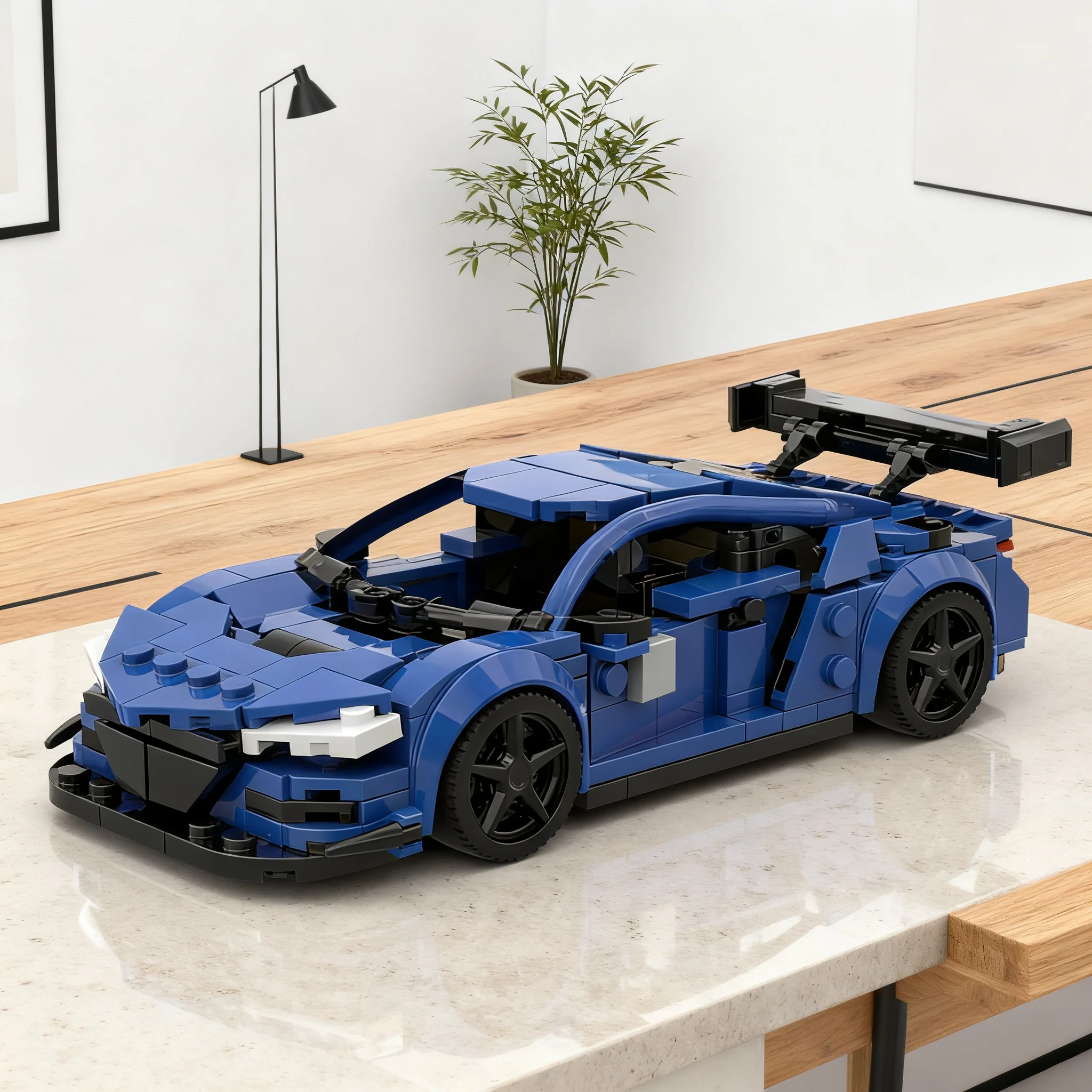 306pcs MOC Creator Acura NSX GT3 Model Building Blocks Creative Education DIY Craft Collection Display Birthday Assemble Idea 3D