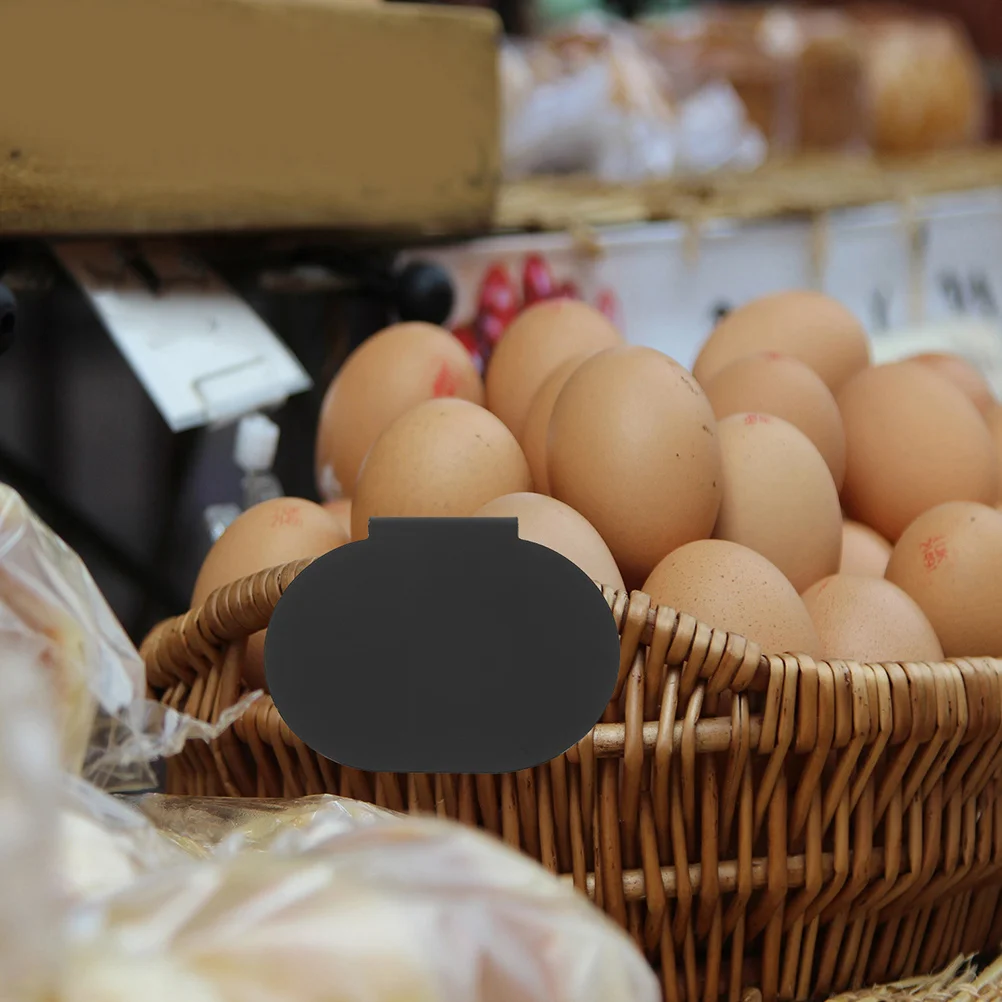 12 Pcs Label Holder Removable Pvc Bin Tags Basket Price Labels Holders Signage Organizing Cube Clip on Show Rack