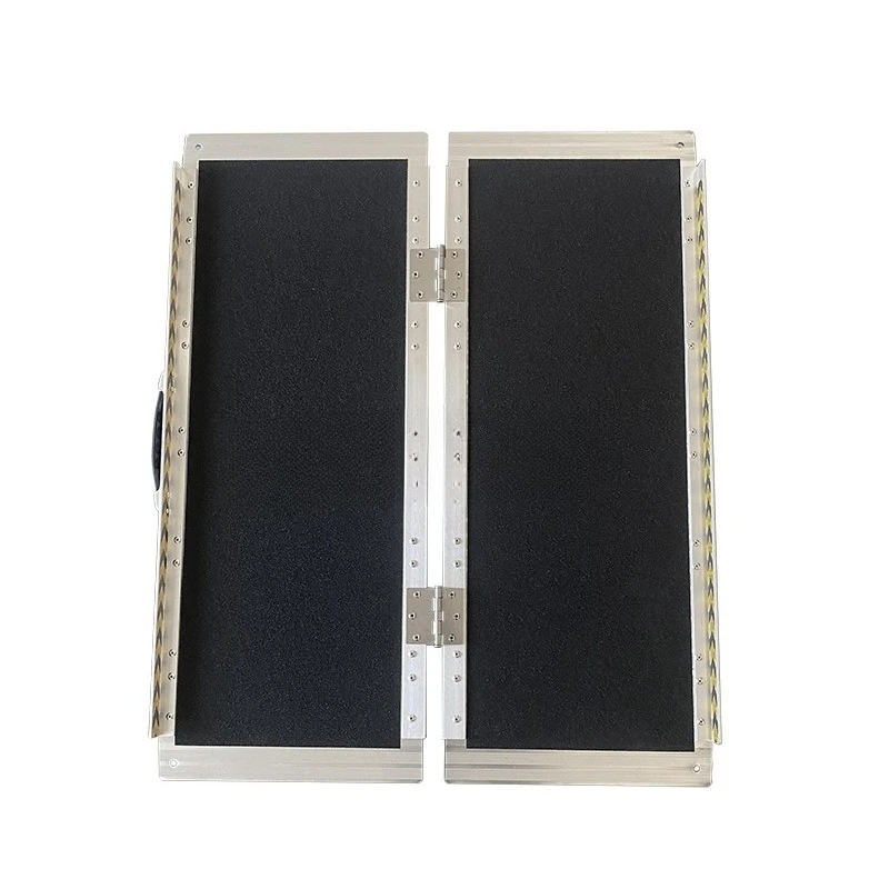 

Accessible aluminum alloy ramp Portable non-slip folding mobile staircase ramp Wheelchair ramp Others