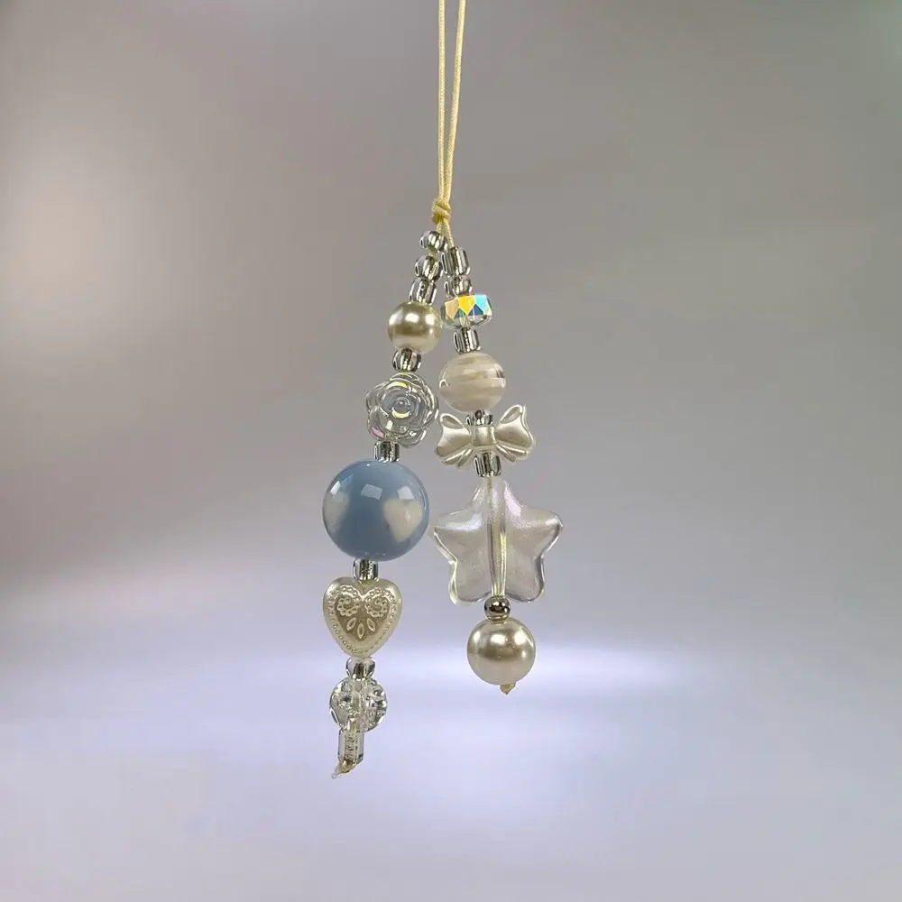 

Fashion Gothic Style Y2K Phone Strap Butterfly Star Heart Mobile Phone Lanyard Dark Beaded Cell Phone Chain Jewelry Gift