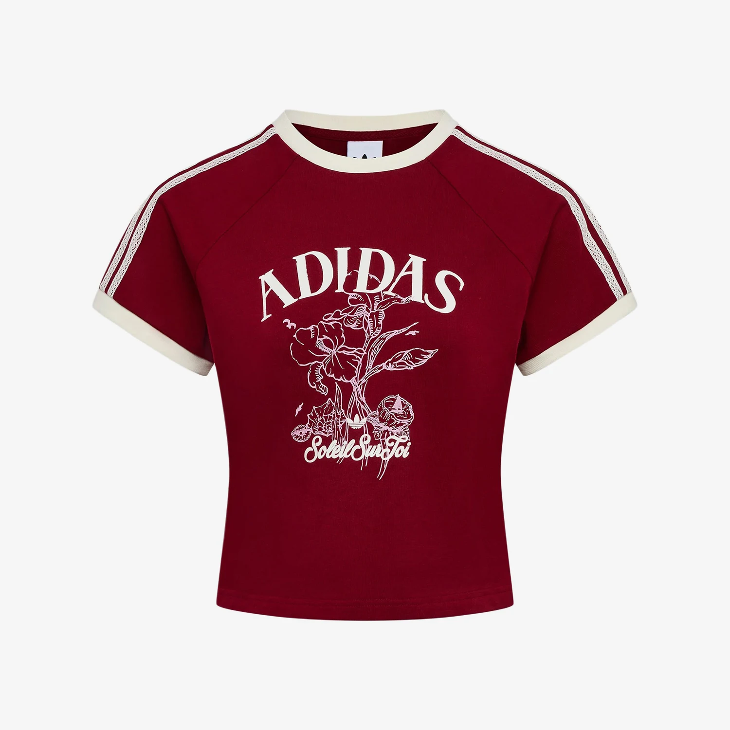 adidas-genuine-clover-women's-casual-sports-breathable-short-sleeved-t-shirt-kx0734