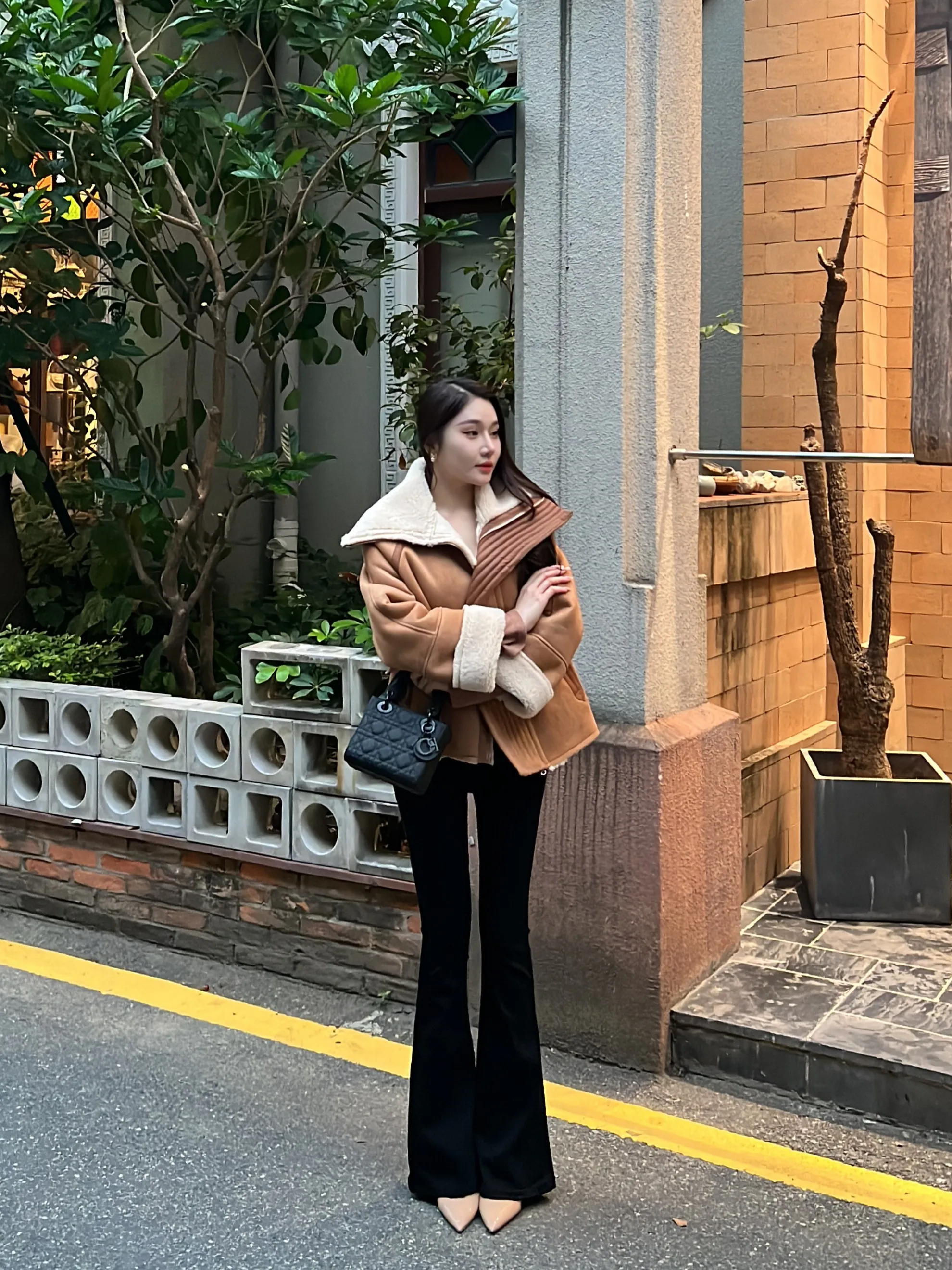 

Bla Утягивающие брюки с высокой талией, расклешенные повседневные брюки в американском стиле, длиной до пола, узкие широкие брюки, Dra Bell Bot...