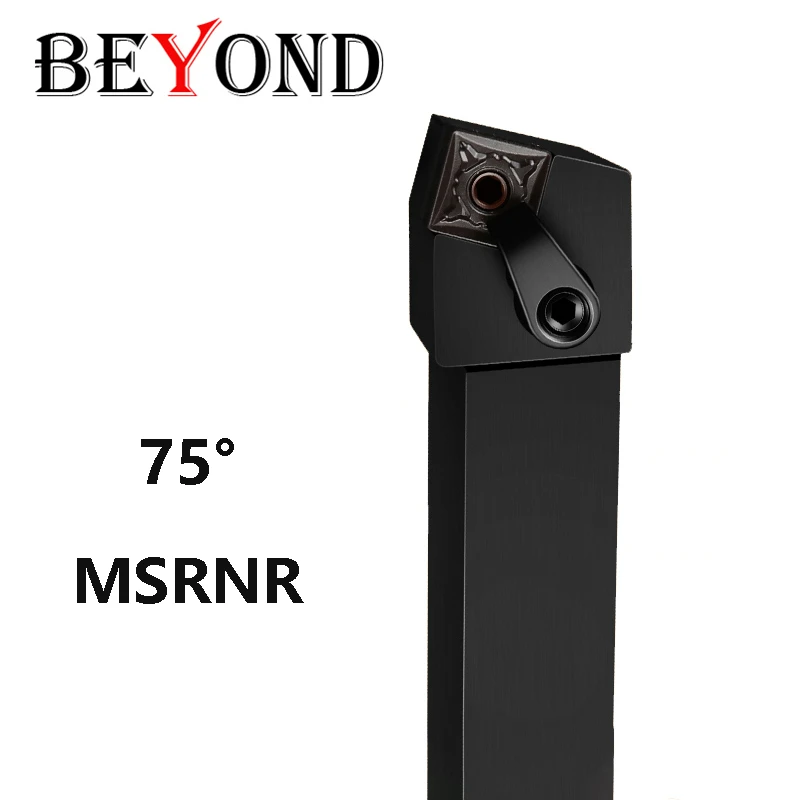 BEYOND MSRNR MSRNL MSRNR1616H12 MSRNR2020K12 MSRNR2525M12 Carbide Inserts Shank Lathe Tools Holder External Turning CNC Tool