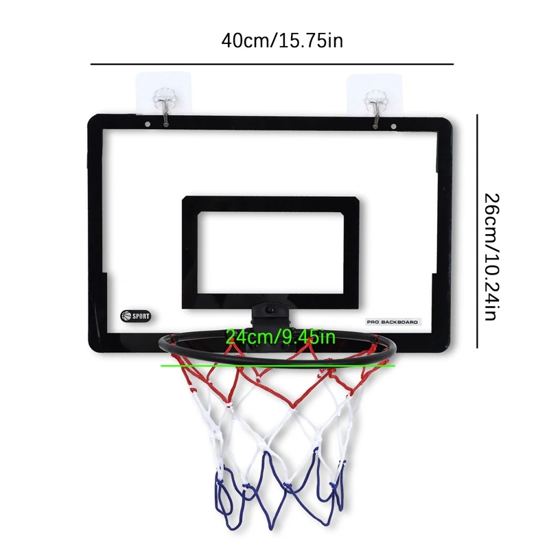 1Set Indoor Basketball Hoop for Children Safety Funny Game Kids Home Exercise Basketball Hoop