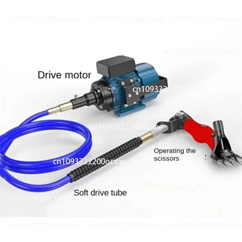 Electric Wool Shears With Large Flexible Shaft Without Wool Push Rod, Flexible Shaft And Knife Sharpener