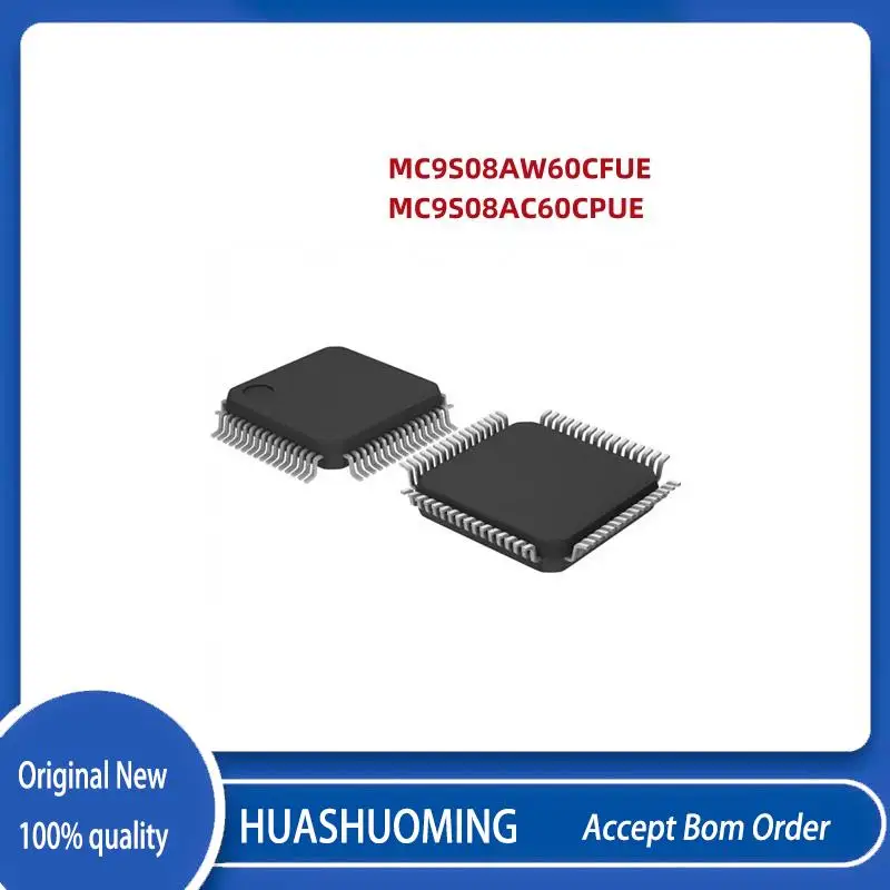 NUEVO 5 piezas/lote MC9S08AW60CFUE MC9S08AW60 MC9S08 AW60CFUE MC9S08AC60CPUE MC9S08 AC60CPUE MC9S08AC60 LQFP-64