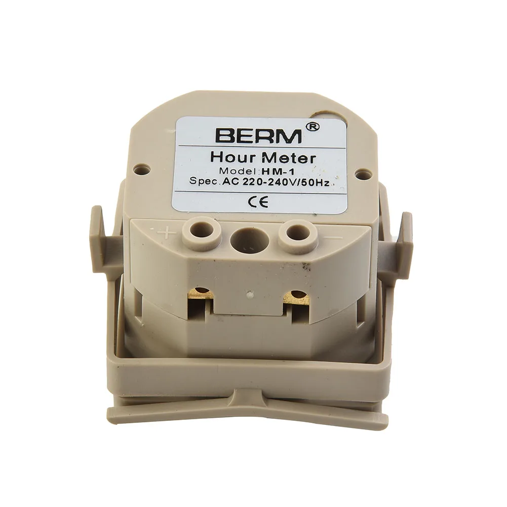

Hour Meter Industrial Timer Electric Time Counter 0 99999H59M AC 220 240V Easy Installation Stable Performance