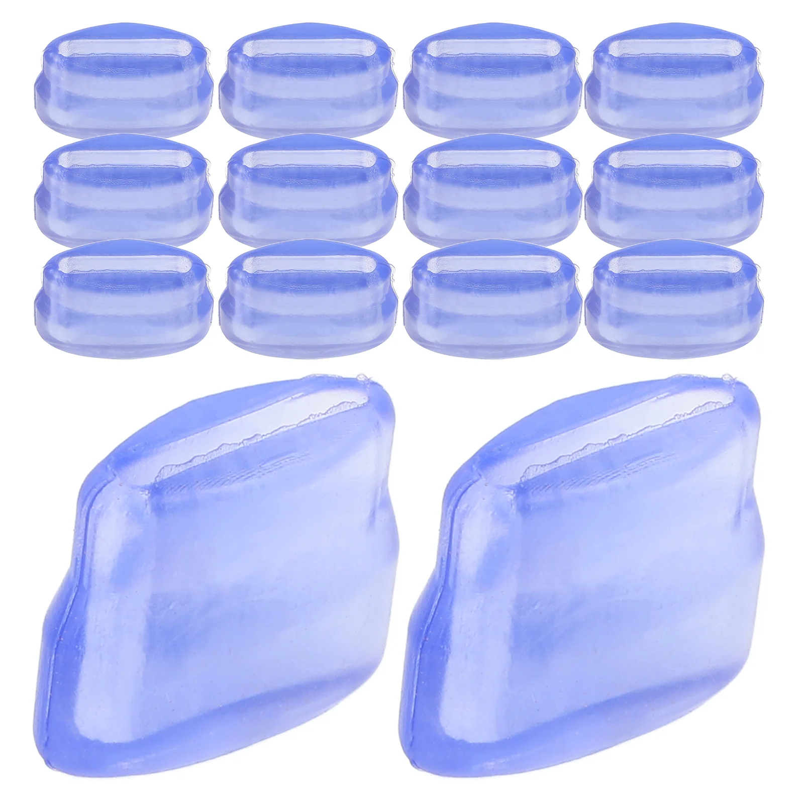 

20pcs Pot Lid Holder Foot Plug PVC Cap Non Slip Kitchen Rack Bottom Covers Replacement Feet Bumpers Storage Organizer