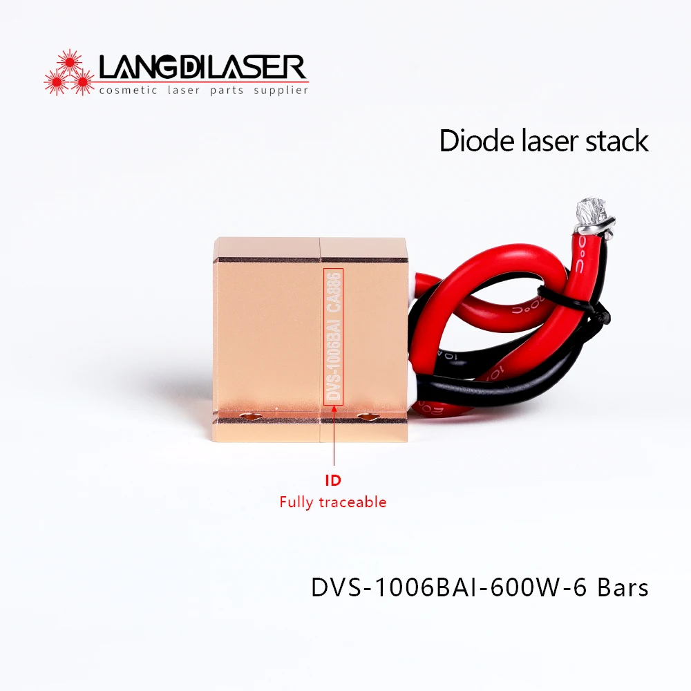 DVS-1006BAI-600W / 810nm Marco Channel  Diode Laser Stack Assemble 6 Bars For Aesthetic Laser Permanent Hair Removal