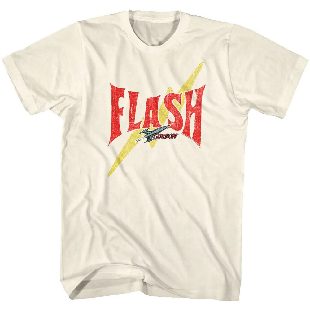 Flash Gordon Shirt Bolt Logo Herren Grafik-T-Shirts Sommer Herren und Damen lockeres und atmungsaktives T-Shirt-Oberteil
