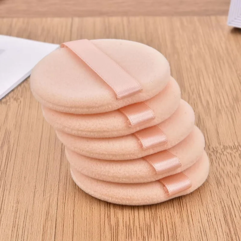 1-40pcs Facial Powder Foundation Puff Professional Round Shape Portable Soft Cosmetic Puff Makeup Foundation Sponge Beauty Tool