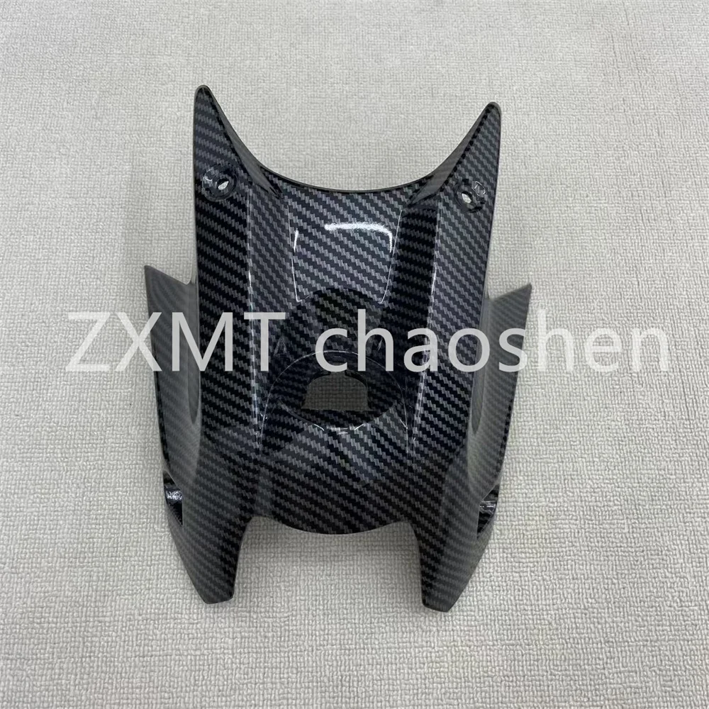 ABS motorcycle fairings are suitable for ZX650 ER6F fuel tank front covers with carbon fiber paint from 2017 to 2024.