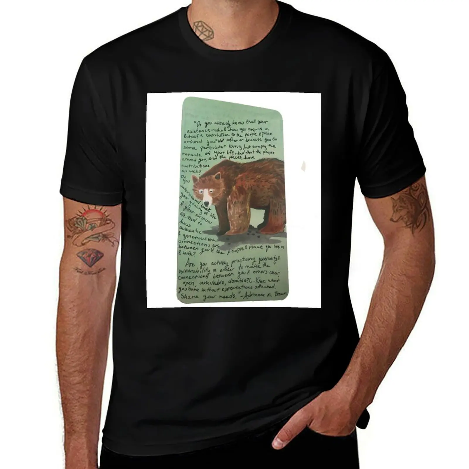 

adrienne maree brown- your existence is a miracle. T-Shirt Soft Stretch Short Sleeve Top