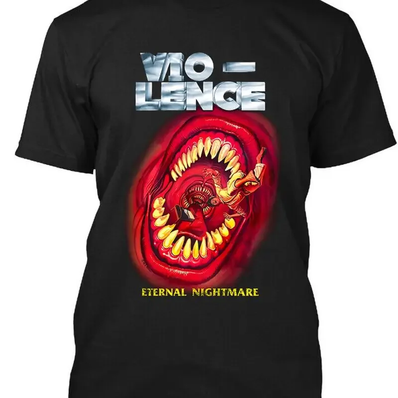 New Popular Vio Lence Eternal Nightmare American Music Logo T Shirt Size S 4Xl