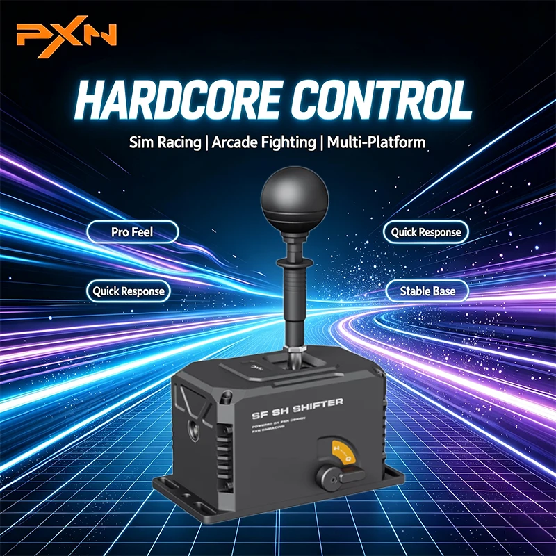 PXN SF SH Game Steering Wheel Sequence/H Gear Dual Model Switching PC Simulator Manual Gear Shift
