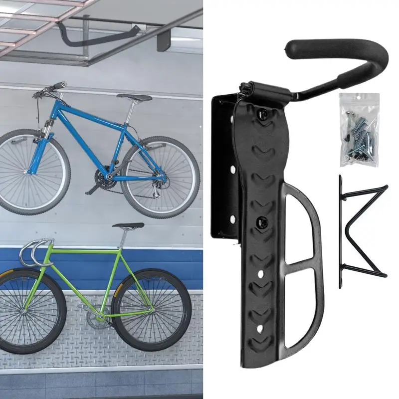 Soporte de pared para bicicleta, soporte para bicicleta, almacenamiento MT B, soportes para estante montado en la pared, almacenamiento de ciclismo, gancho colgante fijo