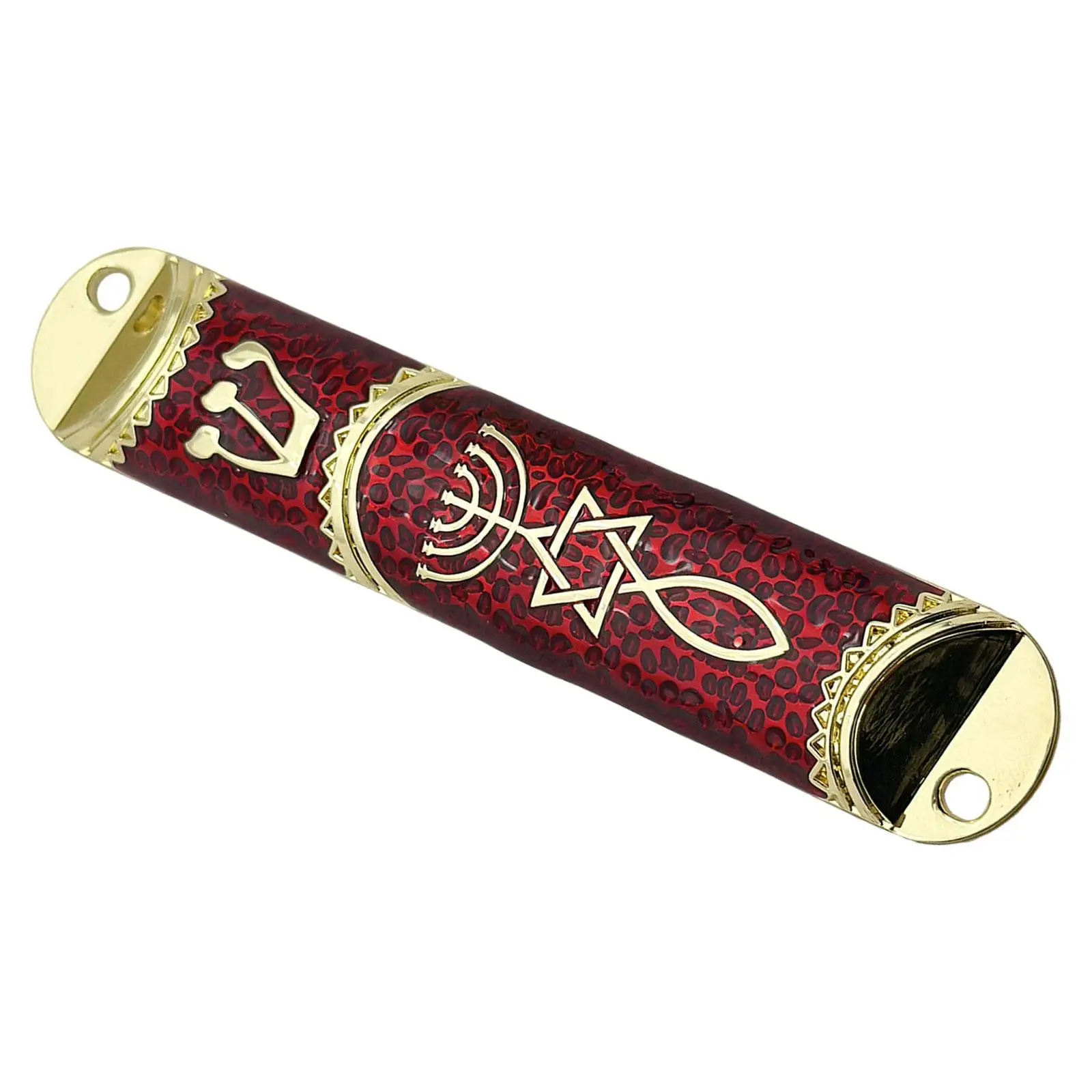 4.1inch Jewish Mezuzah Case Cover Elegant Looking Handmade Door Ornament for Indoors Outdoors Easily Install Multifunctional