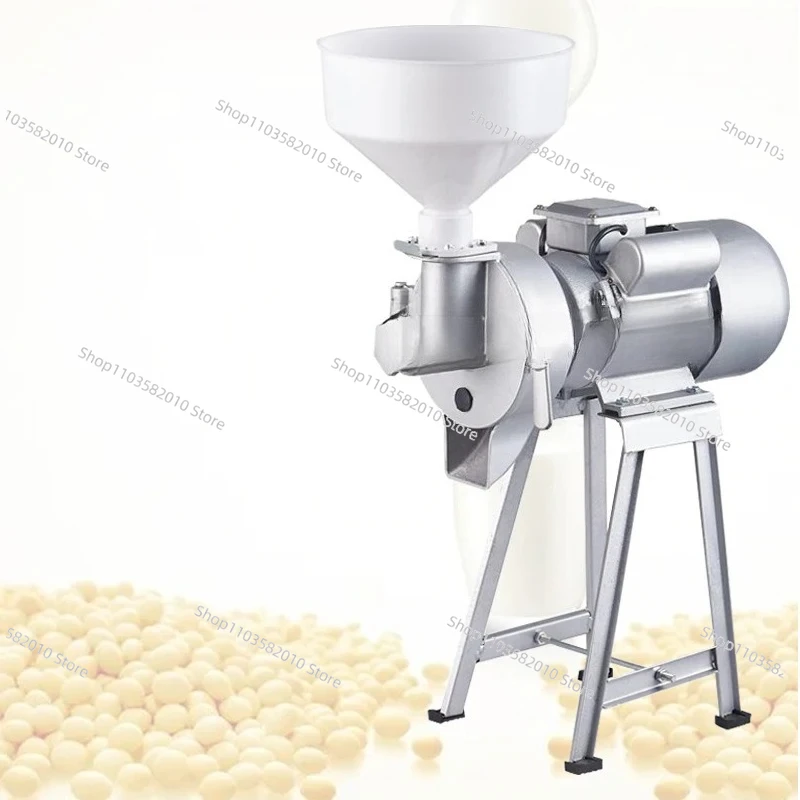 220V Wet Dry Cereals Grinder, Corn Rice Coffee Wheat Flour Milling Machine