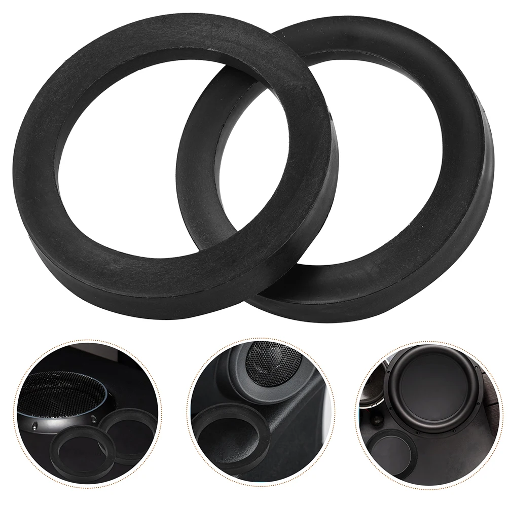 

1 Pair 5Inch Car Speaker Mount Bracket Auto Horn Spacer Ring For Vehicle Audio System Upgrade Design Easy Fit A-Pillar