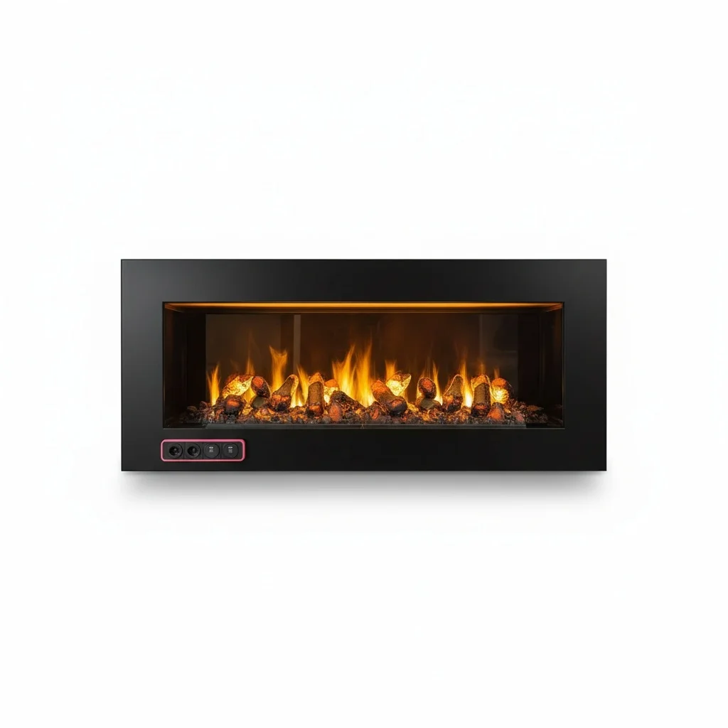 

3D Water Vapor Fireplace, 304 Stainless Steel, Electric Fireplace Insert, Remote Control, Atomizing Decorative Indoor Fireplace