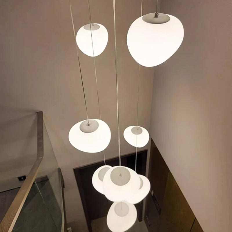 Modern staircase pendant light LED pendant light indoor decoration lighting modern intelligent application lighting