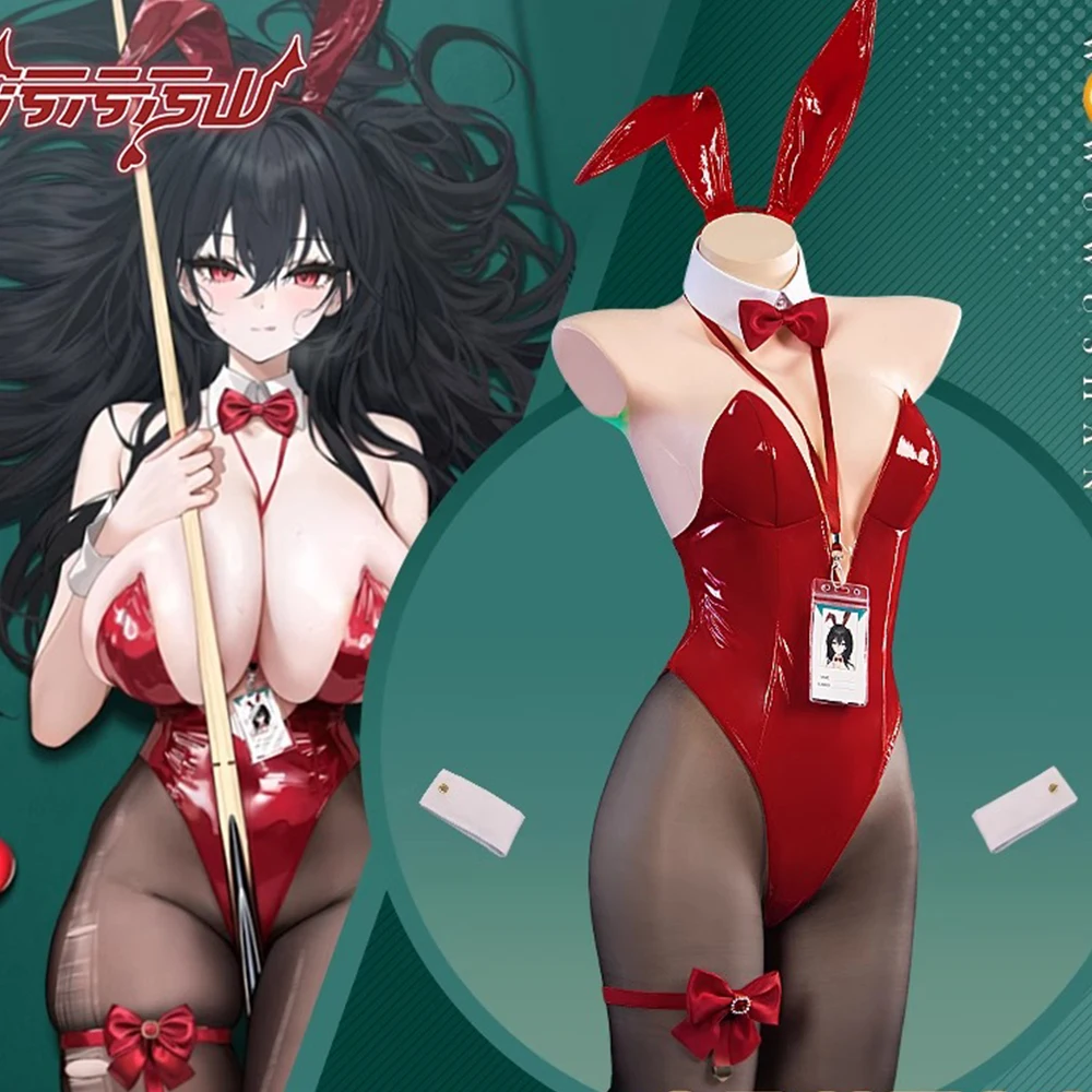 

2026 PU Jumpsuits Bunny Girl Sexy Suit Game Blue Archive The Animation Kakudate Karin Ichinose Asuna Mikamo Neru Cosplay Costume