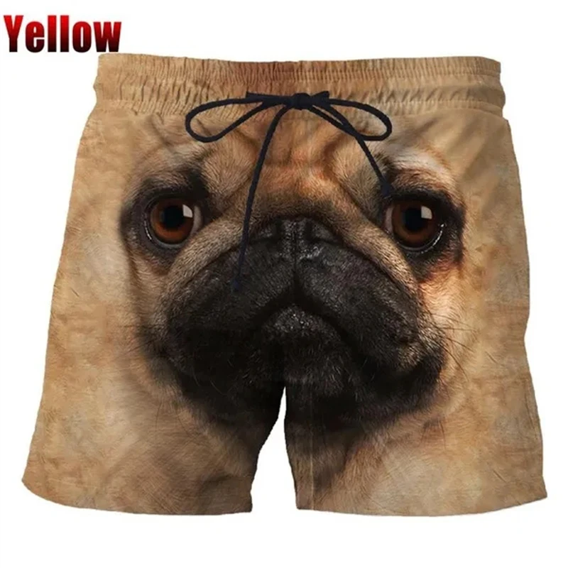 Fashion Summer Casual Mens Shorts 3D Printed Men\'s Beach Shorts Cute Funny Animal Shorts Quick-dry Surfing Board Shorts Swimsuit