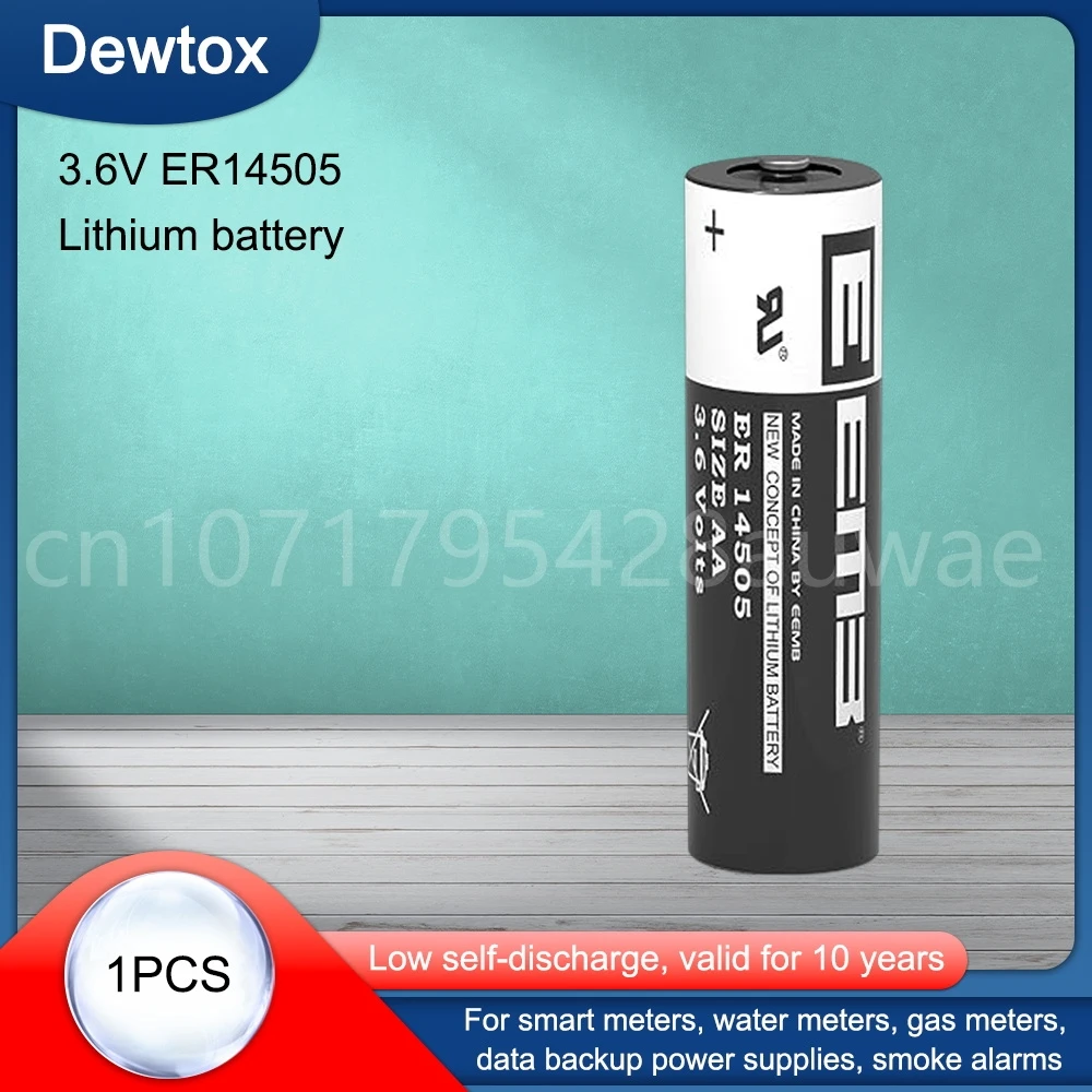 1PCS ER14505 14505 2400mah AA Industrial Lithium Battery LR6 R6P for GPS Tracking Cameras Memory Backup Medical Equipment