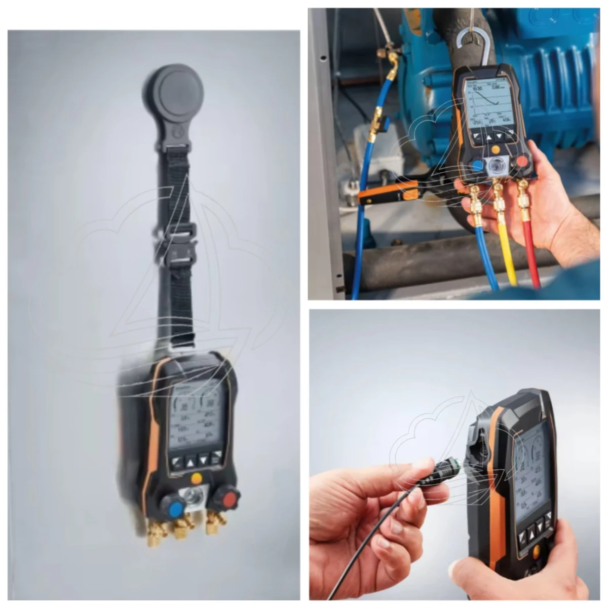 

Digital 550S Refrigerant Pressure Gauge, Air Conditioner Fluorine Charging Gauge Precision Refrigeration Filling Tool