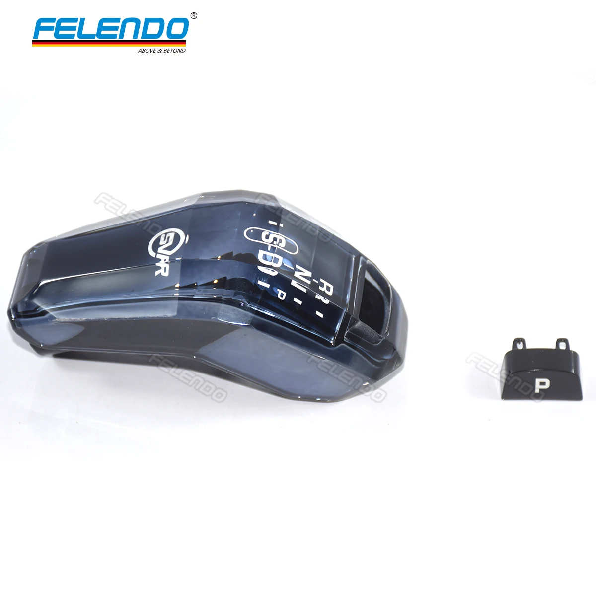 أجزاء FELENDO SVR LCD مقبض لسيارة رينج روفر سبورت L494 والعتاد التحول كريستال مقبض اصطناعي شيفتر